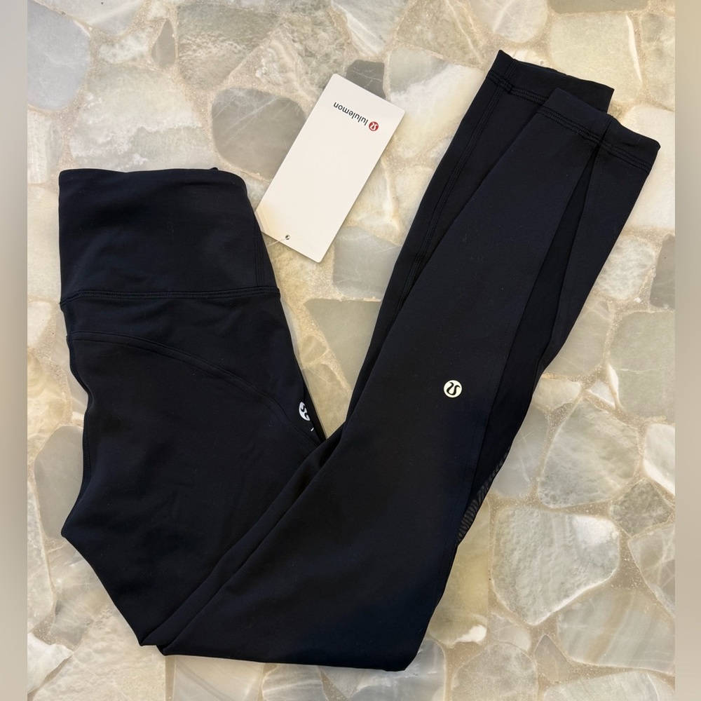 Peloton Lululemon Athletica NWT Wunder Train Mesh Panel High Rise Leggings - Picture 3 of 7